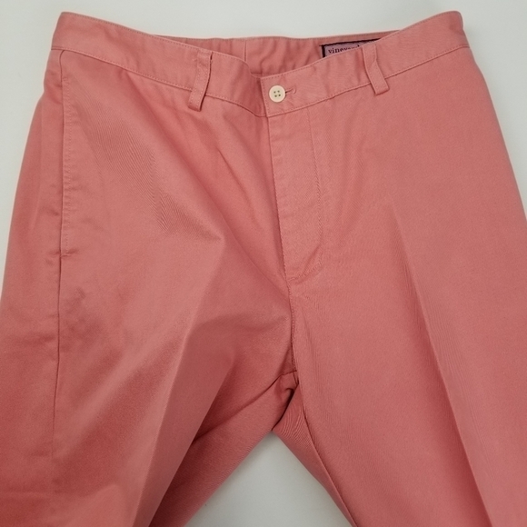 🔴Vineyard Vines Mens Coral Pink Jean Dockers 32 - Picture 3 of 6